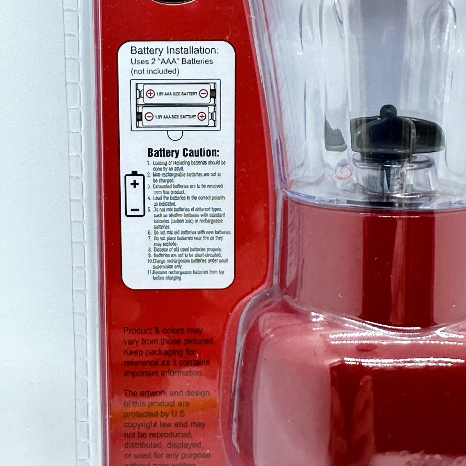 New Playmaker World's Tiniest Real Working Blender Red Miniature Functional NIP