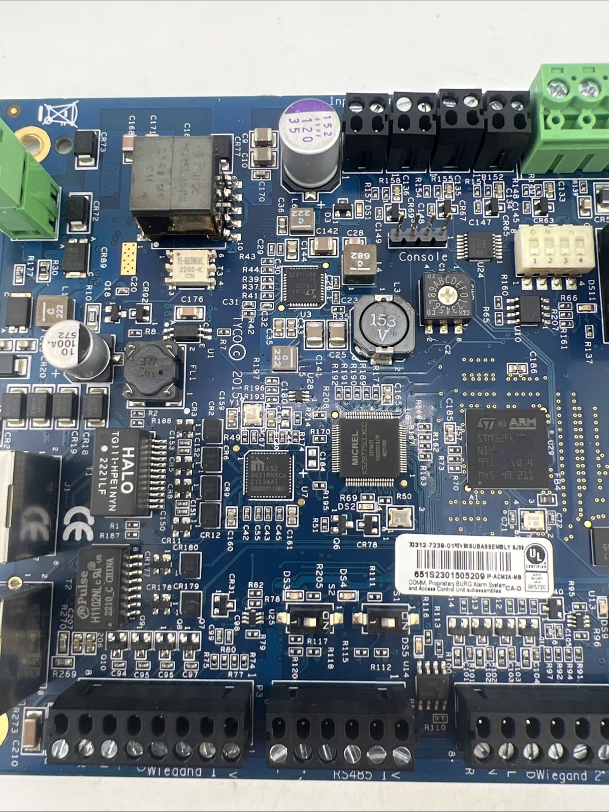 Tyco IP-ACM2A-MB Ethernet Door Access Controller Module 00312-7239-01