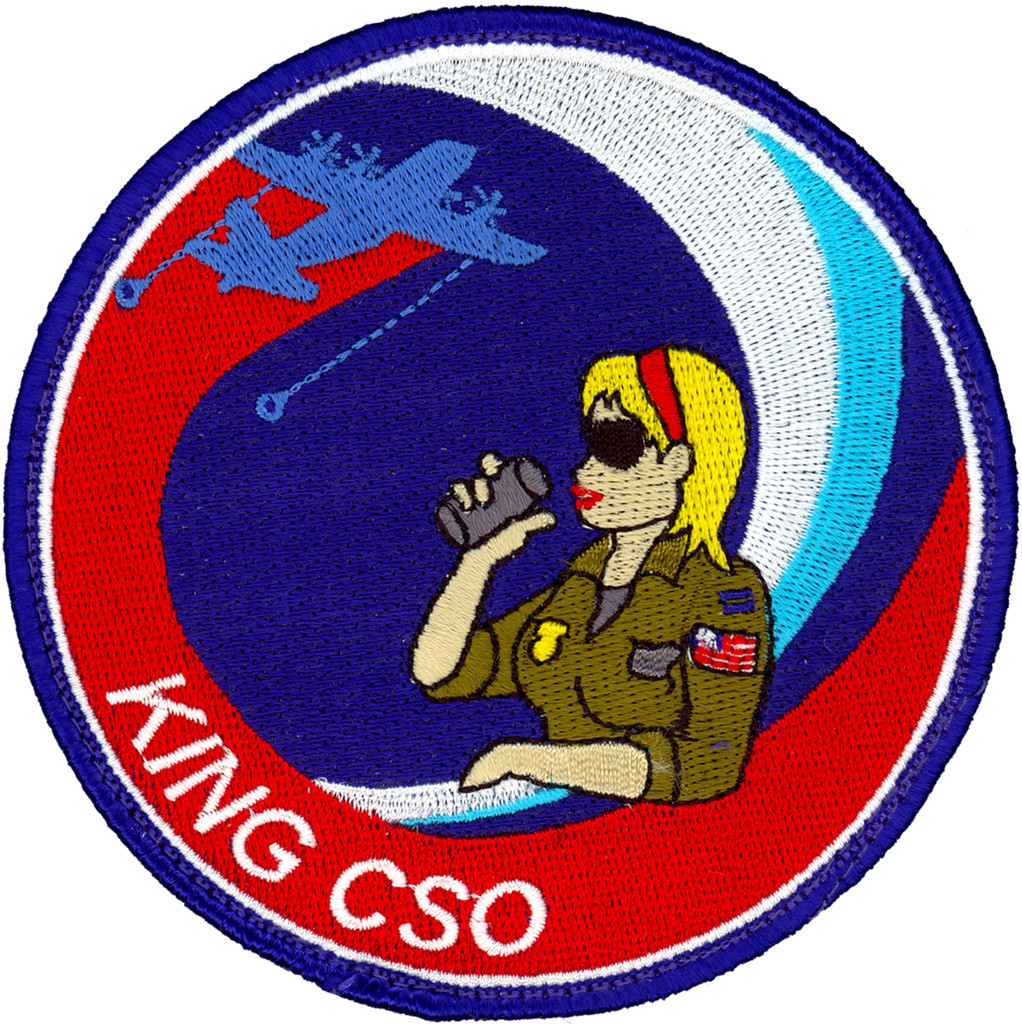 USAF 79th RESCUE SQUADRON HC-130P/N KING COMBAT SYSTEMS OFFICER PATCH - CHICK
