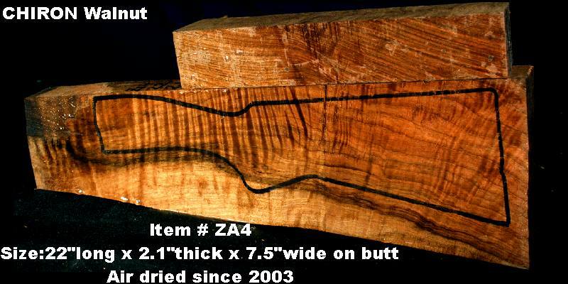 Turkish walnut gun stock blank for shotguns  ZA4
