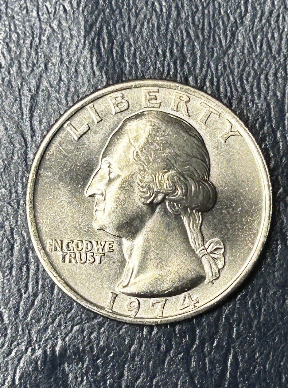 1974 P Washington Quarter Brilliant Uncirculated Proof like High Mint State #L87
