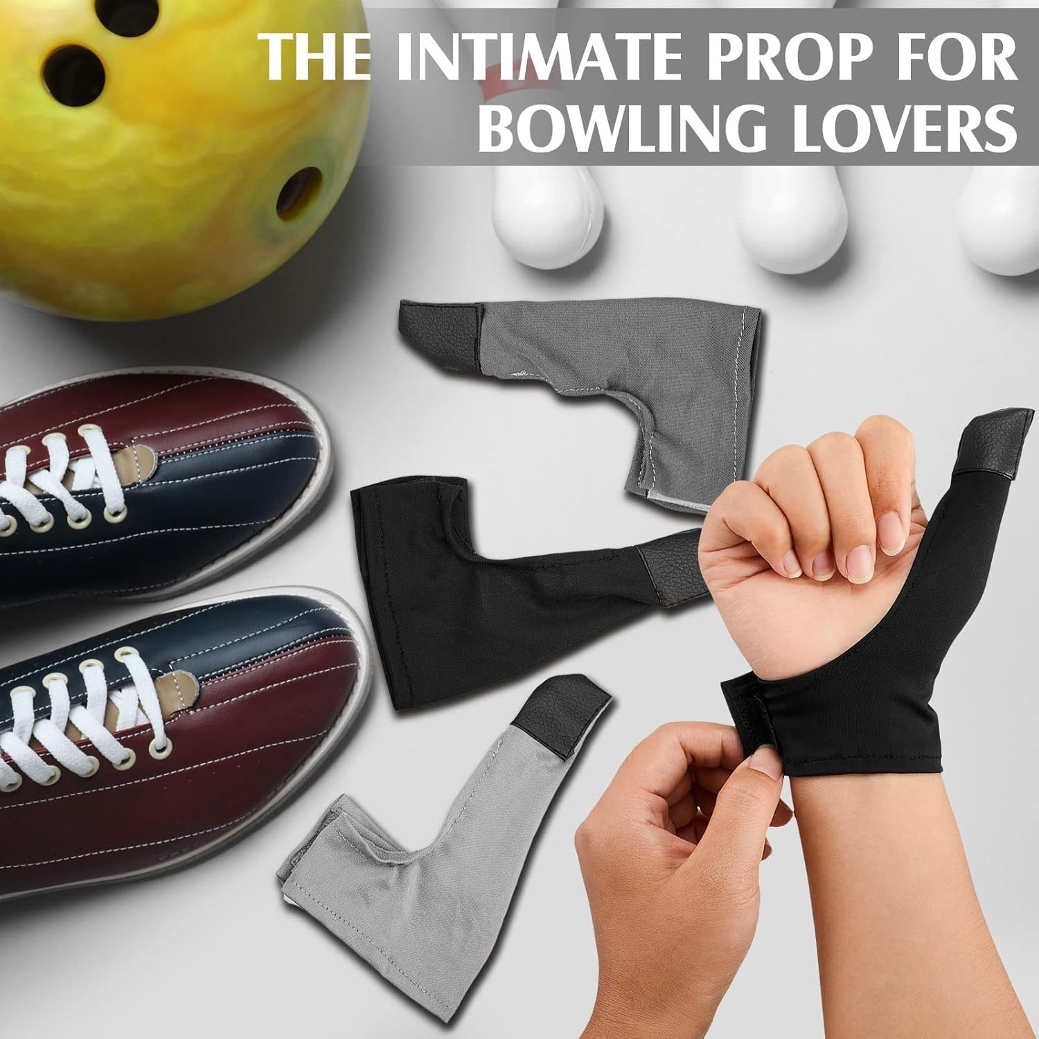 6 Pcs Bowling Thumb Saver Protector Compact and Lightweight Thumb Stabilizer Bow
