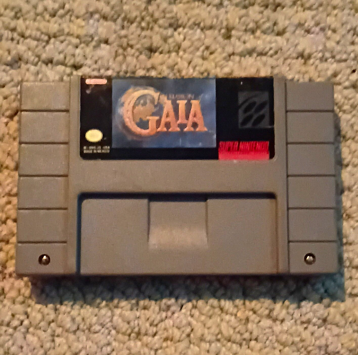 Illusion of Gaia - Nintendo Super Nintendo SNES Game Cartridge