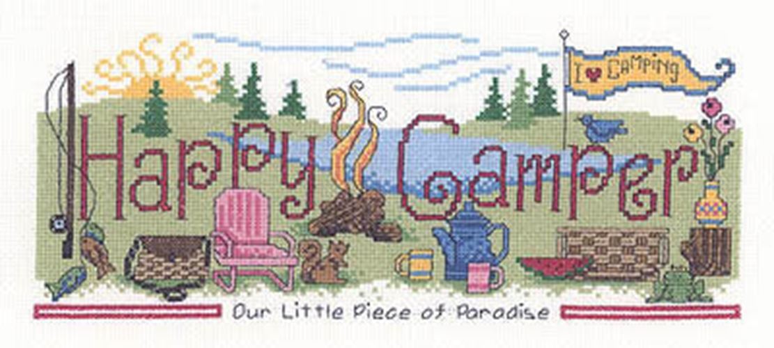 Happy Camper by Imaginating cross stitch pattern