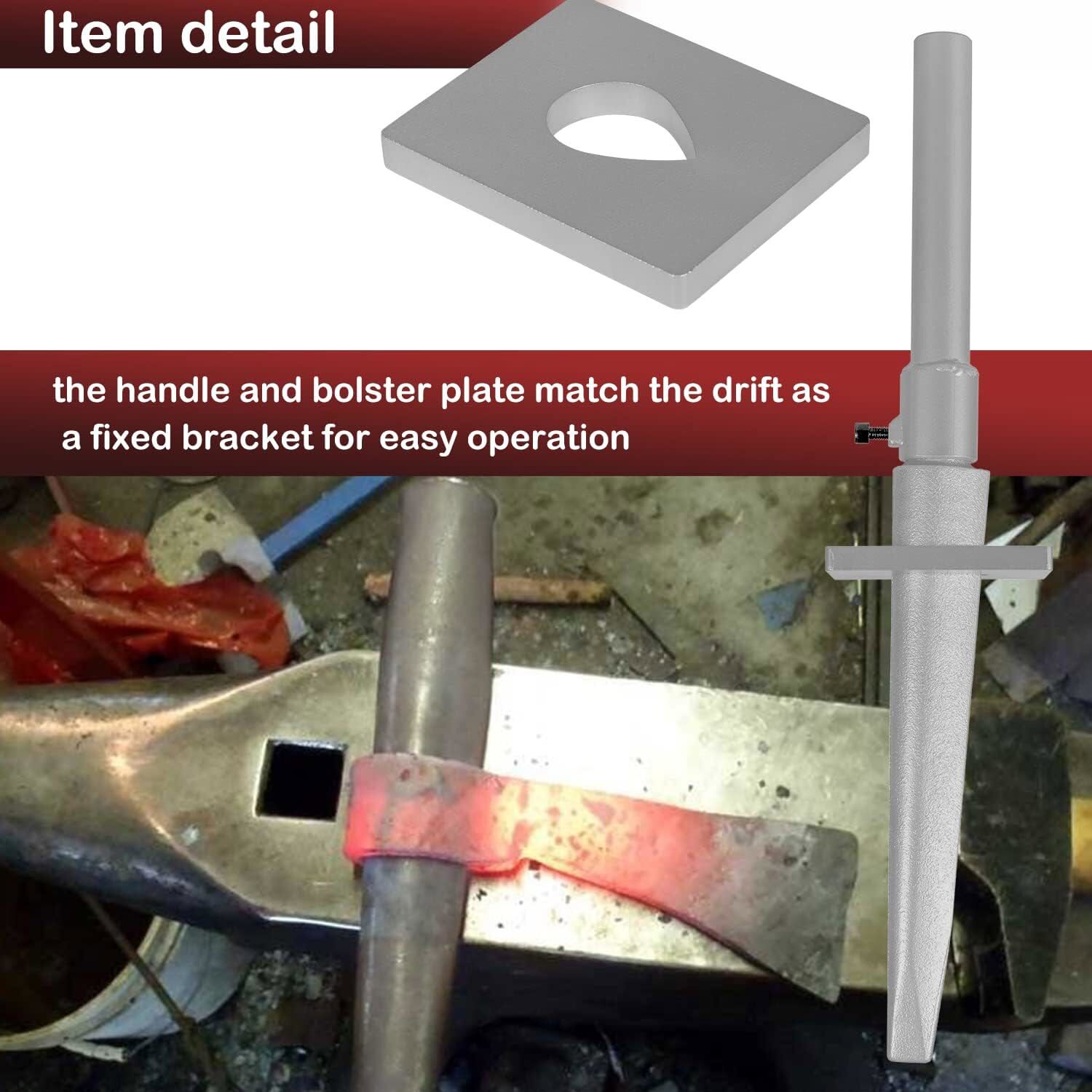 Blacksmith Tomahawk Drift Set Fit for Blacksmithing Hand-Made Hammer/ Tomahawk