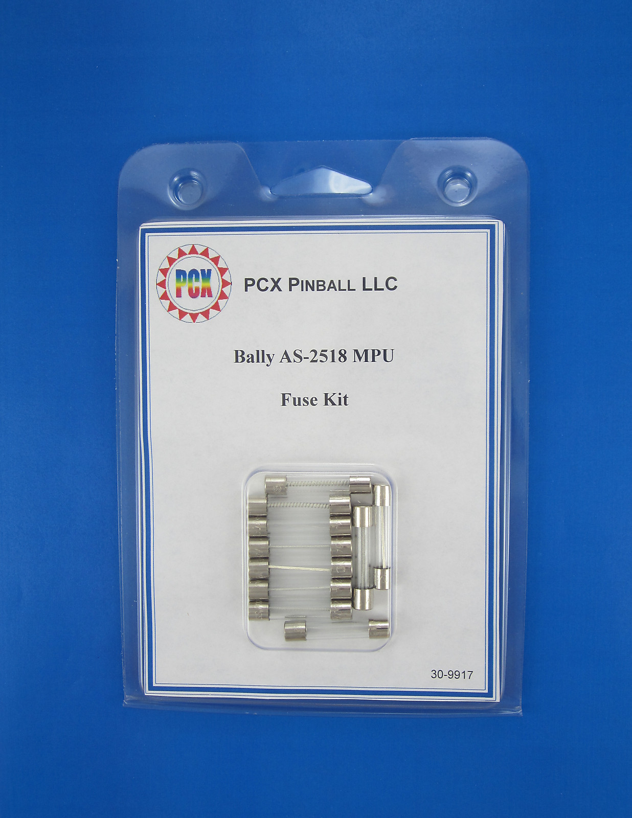 1985 Bally/Midway Fireball Classic Pinball Fuse Kit - Bally AS-2518 (10 fuses)