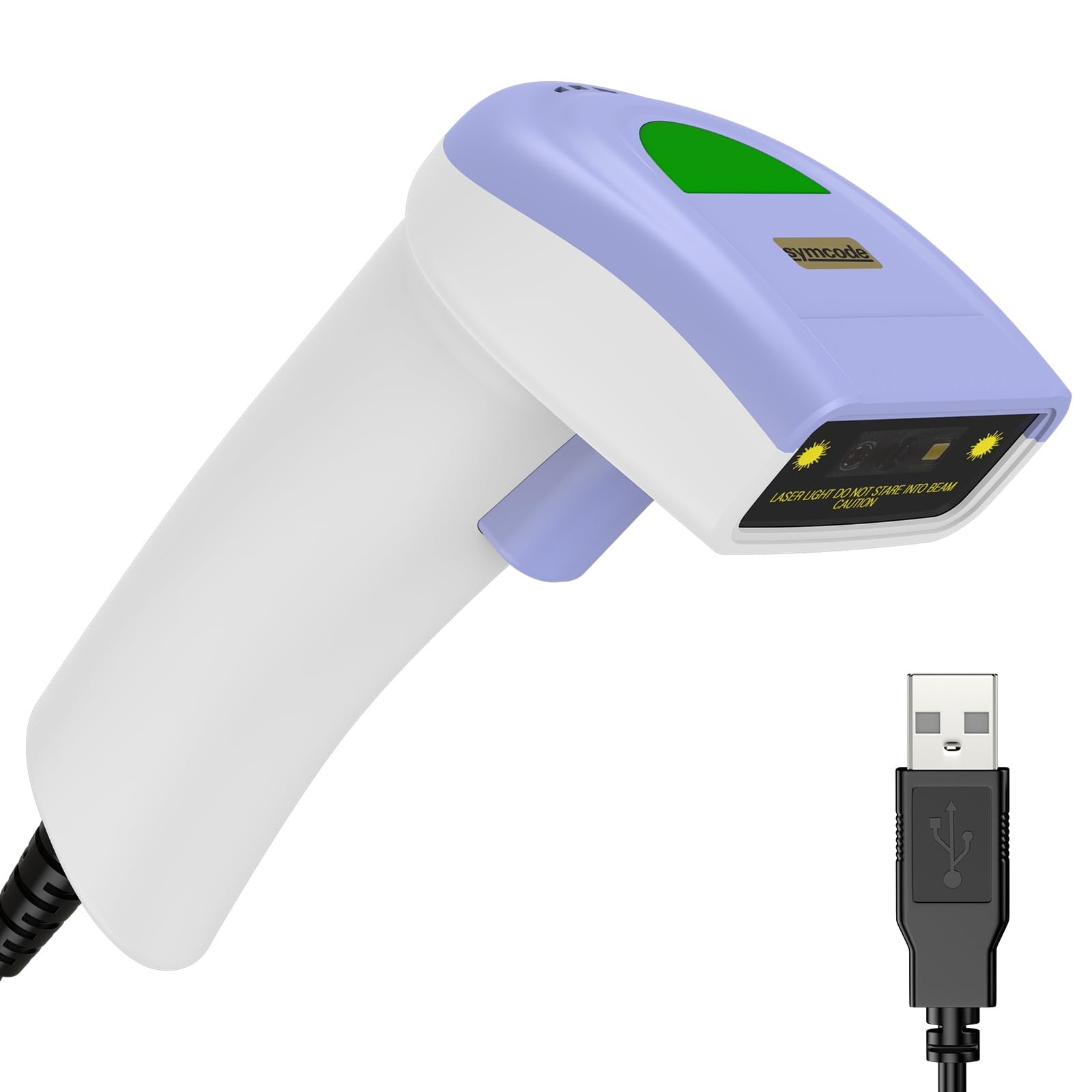 USB 1D Barcode Scanner Handheld Wired CCD Laser Reader Screen Scan UPC POS