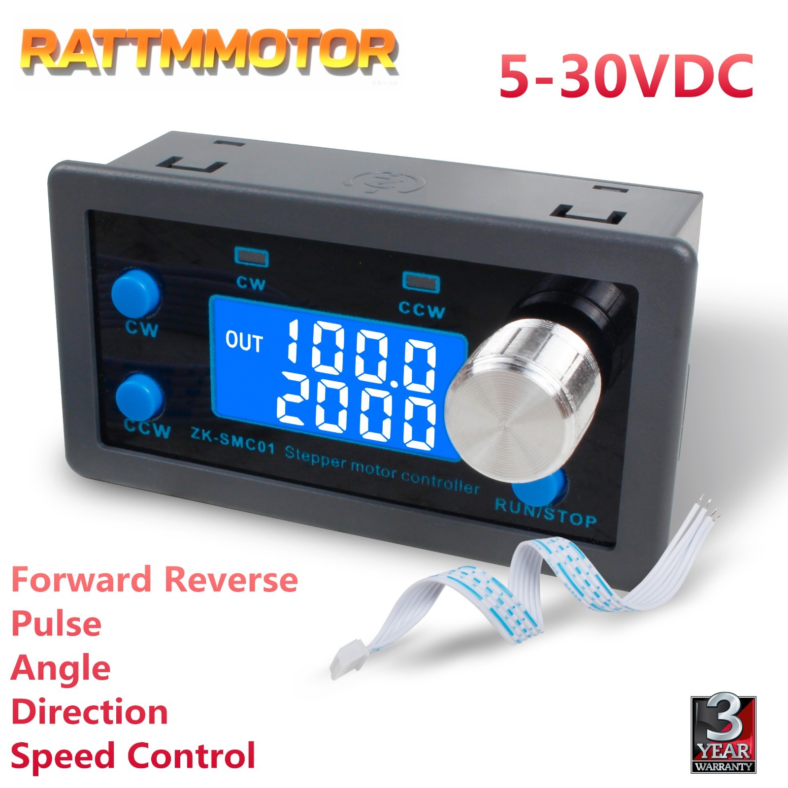 Stepper Motor Driver Controller Forward/Reverse Pulse/Speed/Angle Control Module