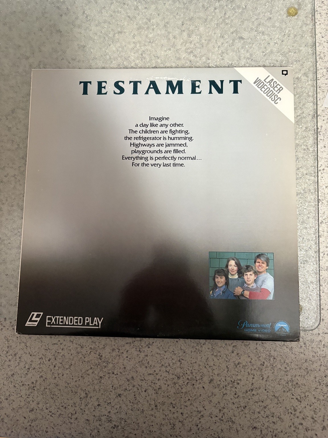 Testament LaserDisc 1983 Drama Extended Play Paramount Home Video