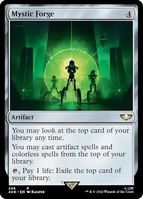 MYSTIC FORGE 246 Universes Beyond Warhammer 40000 Commander MTG Magic