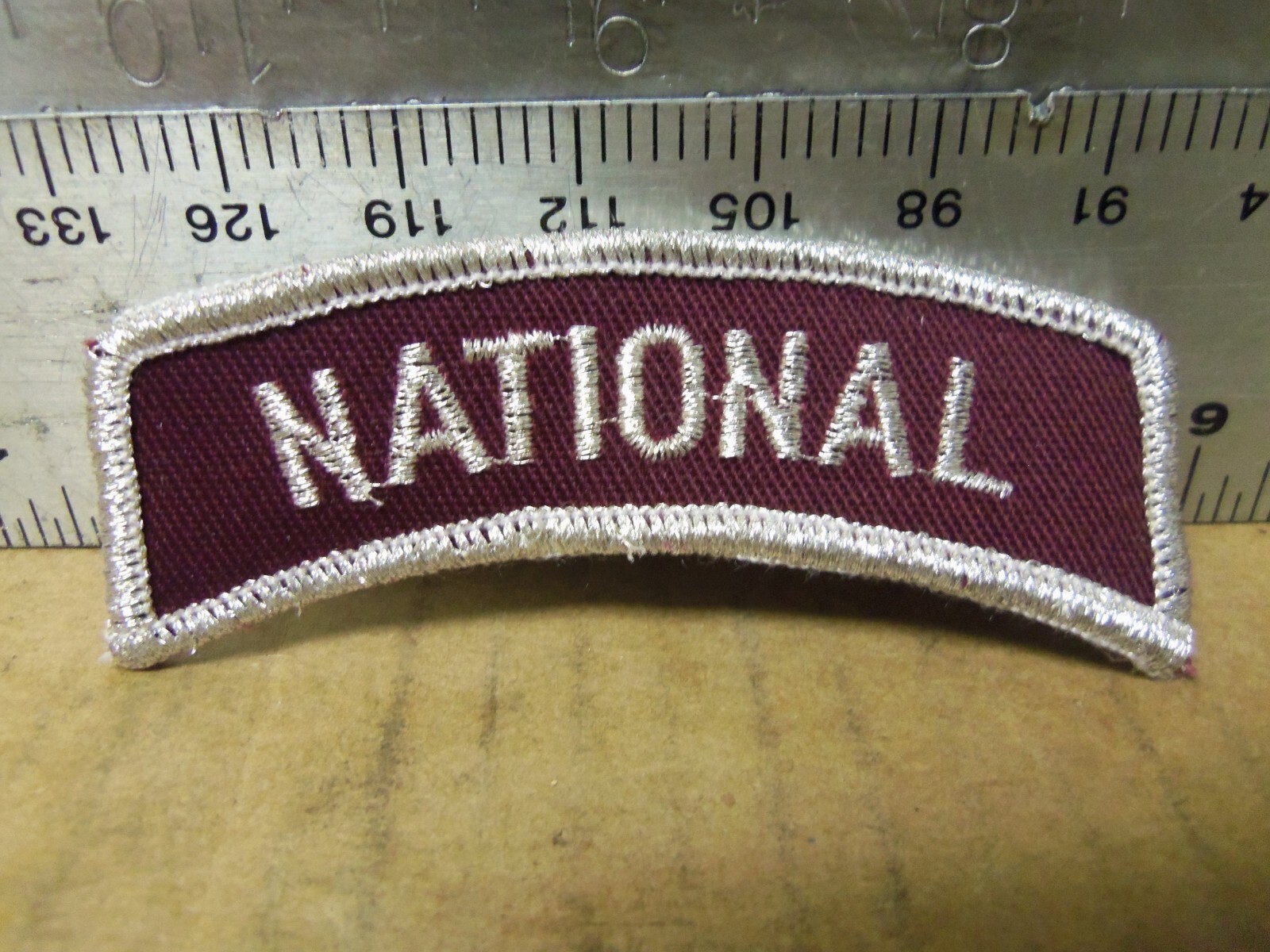 National Embroidered Tab Patch (NOS)