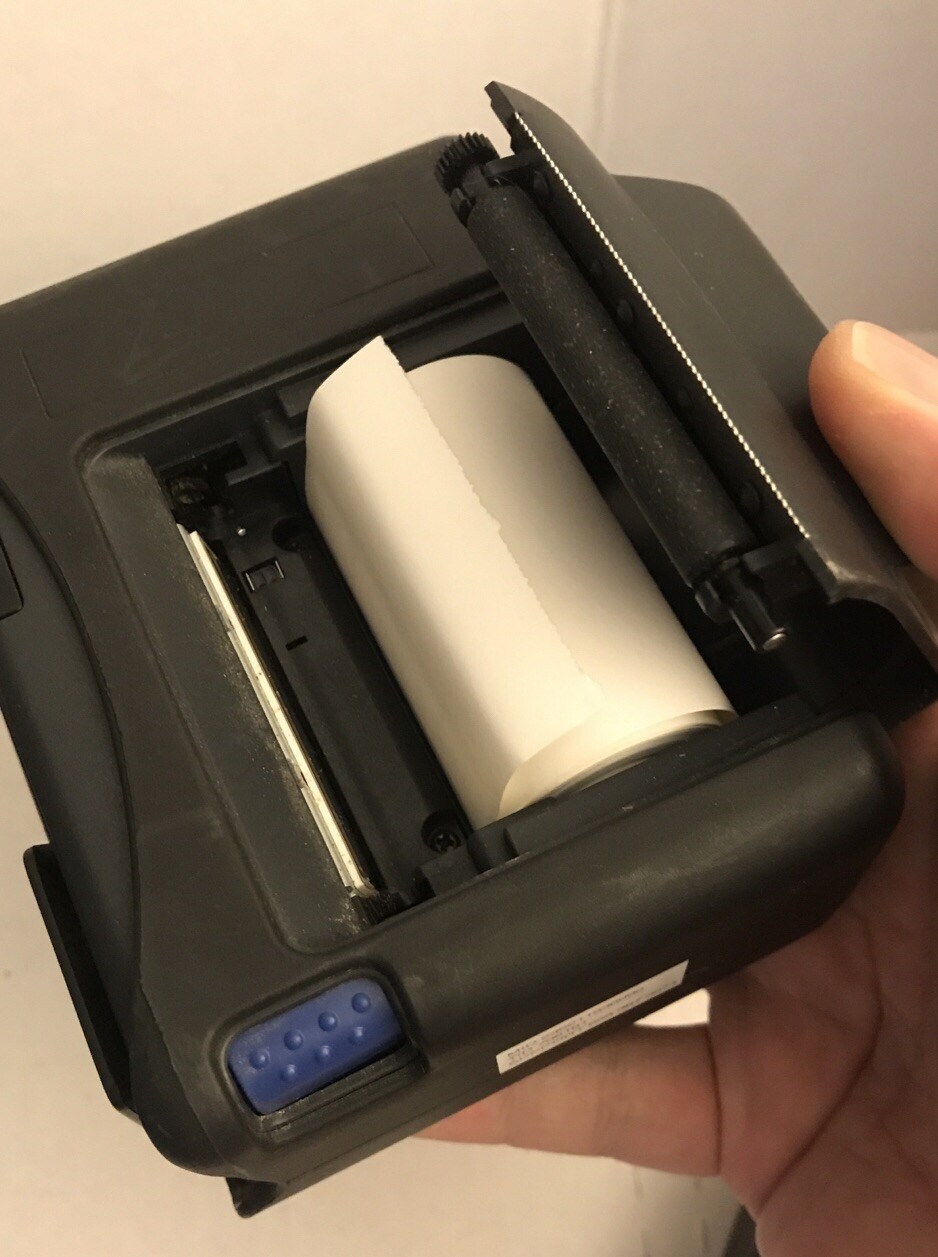 Bluetooth POS Thermal Receipt Printer Model CMP-10BT Mobile Citizen Powers up