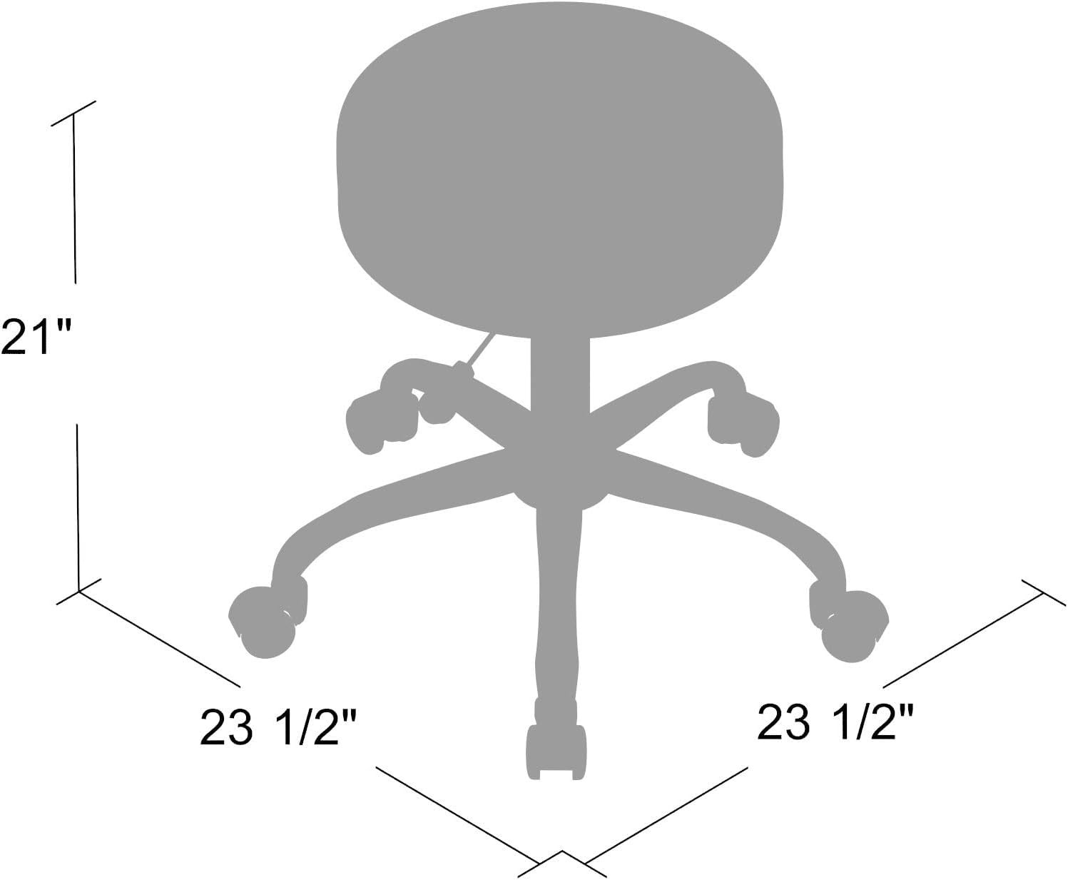 Boss Office Products Be Well Medical Spa Stool in Beige, 250 B240-BG