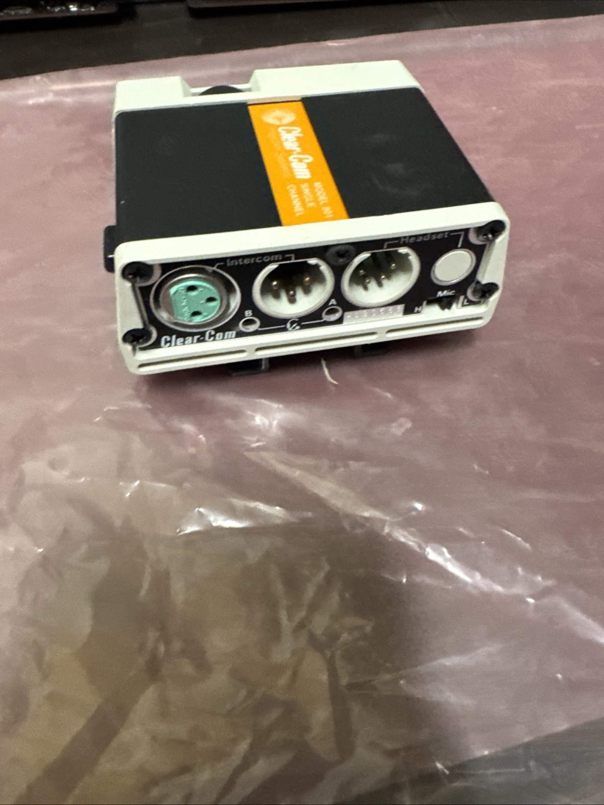 Clear-Com Model 501 Single Channel Intercom Belt Pack