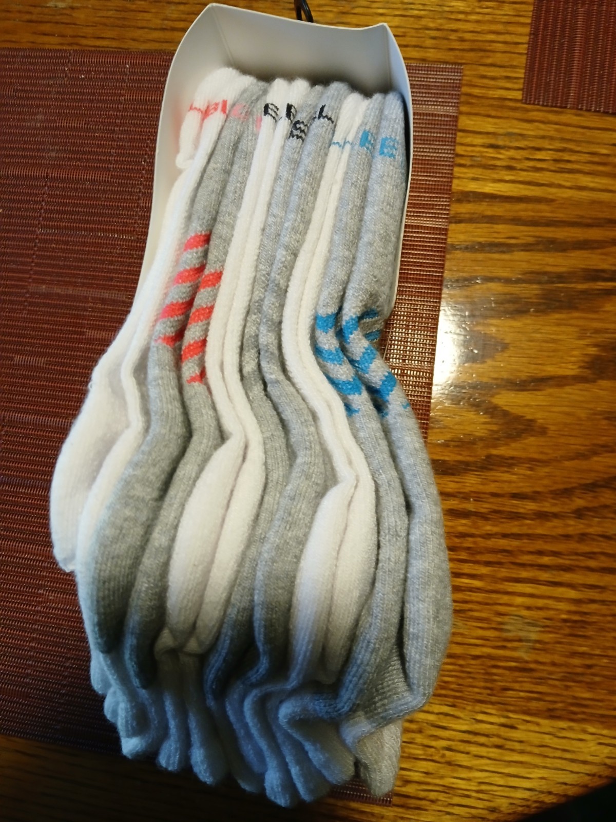 (3) 6 Pair-Champion Women's Socks Performance X-Temp Pink Blue Gray Size 5-9