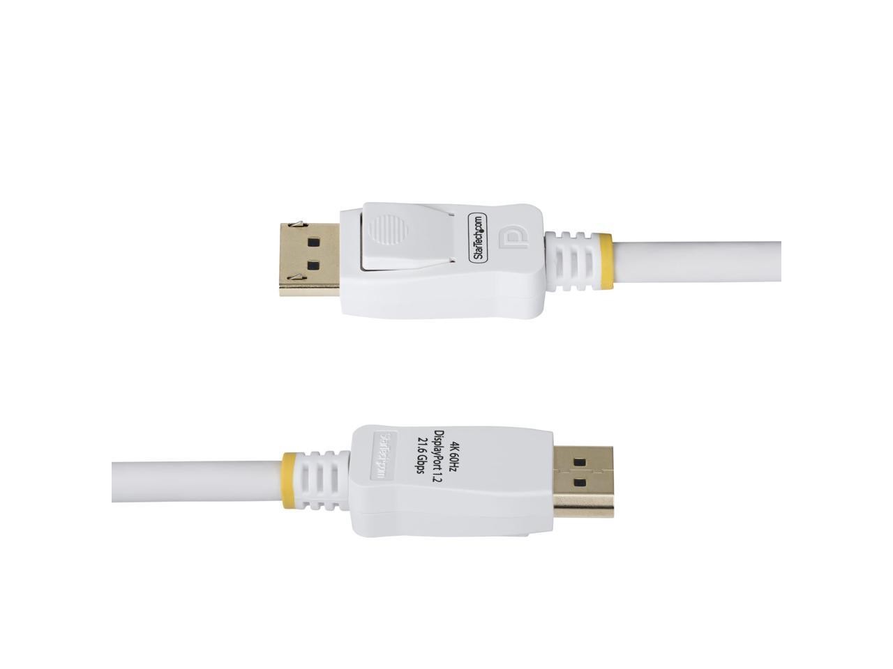 StarTech 6ft DisplayPort Cable White