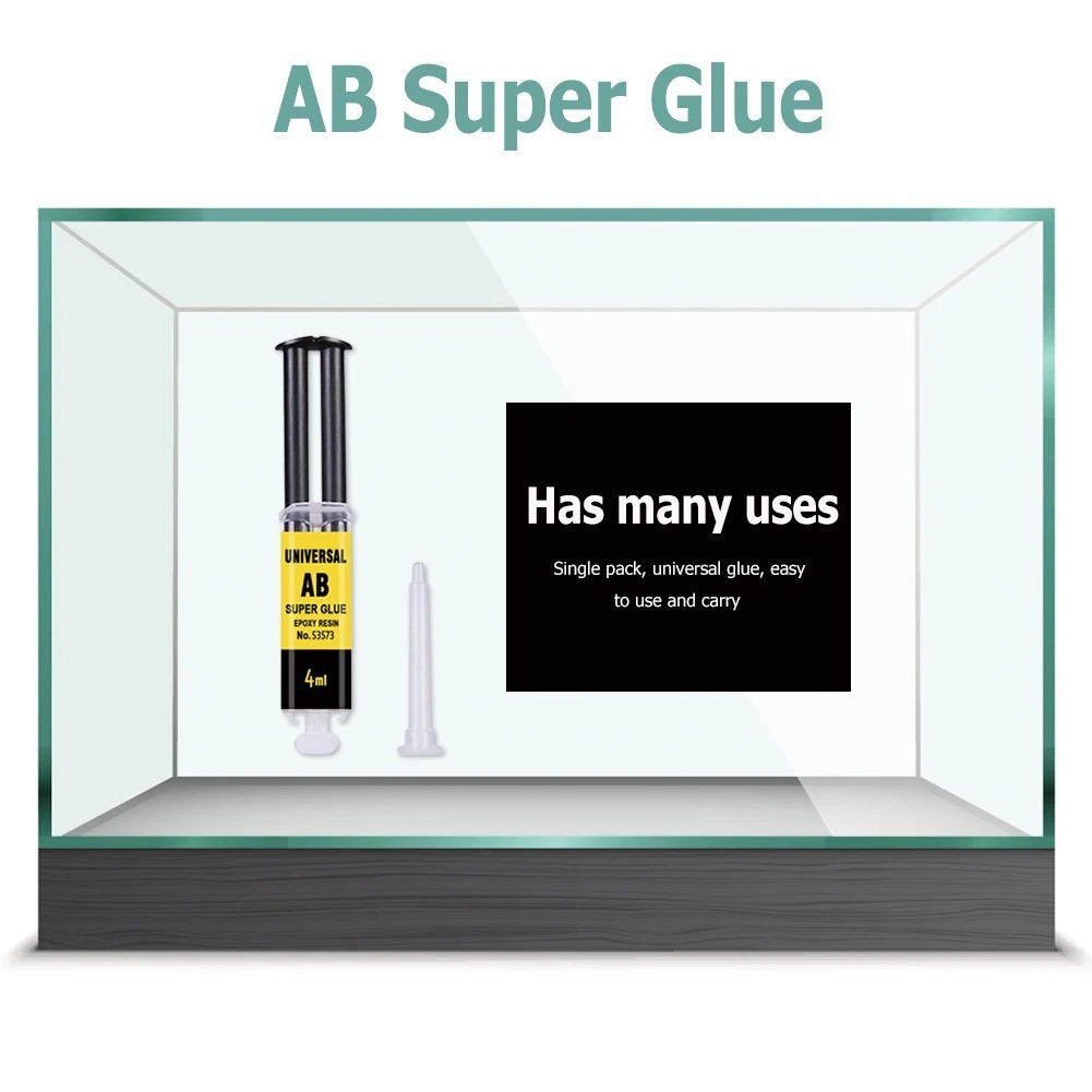 Strong AB Epoxy Resin: 25ml Waterproof Fast Metal Wood Plastic Glue