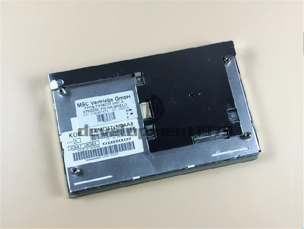 1X 7" 800(RGB)×480 Resolution TX18D37VM0AAB LCD Screen Display Panel