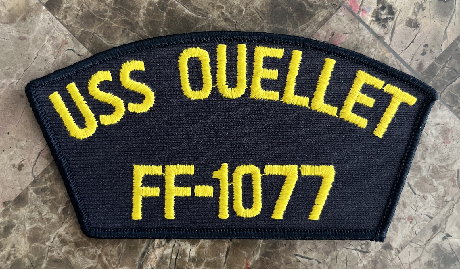 USS Ouellet FF-1077 US Navy Knox-Class Frigate Patch