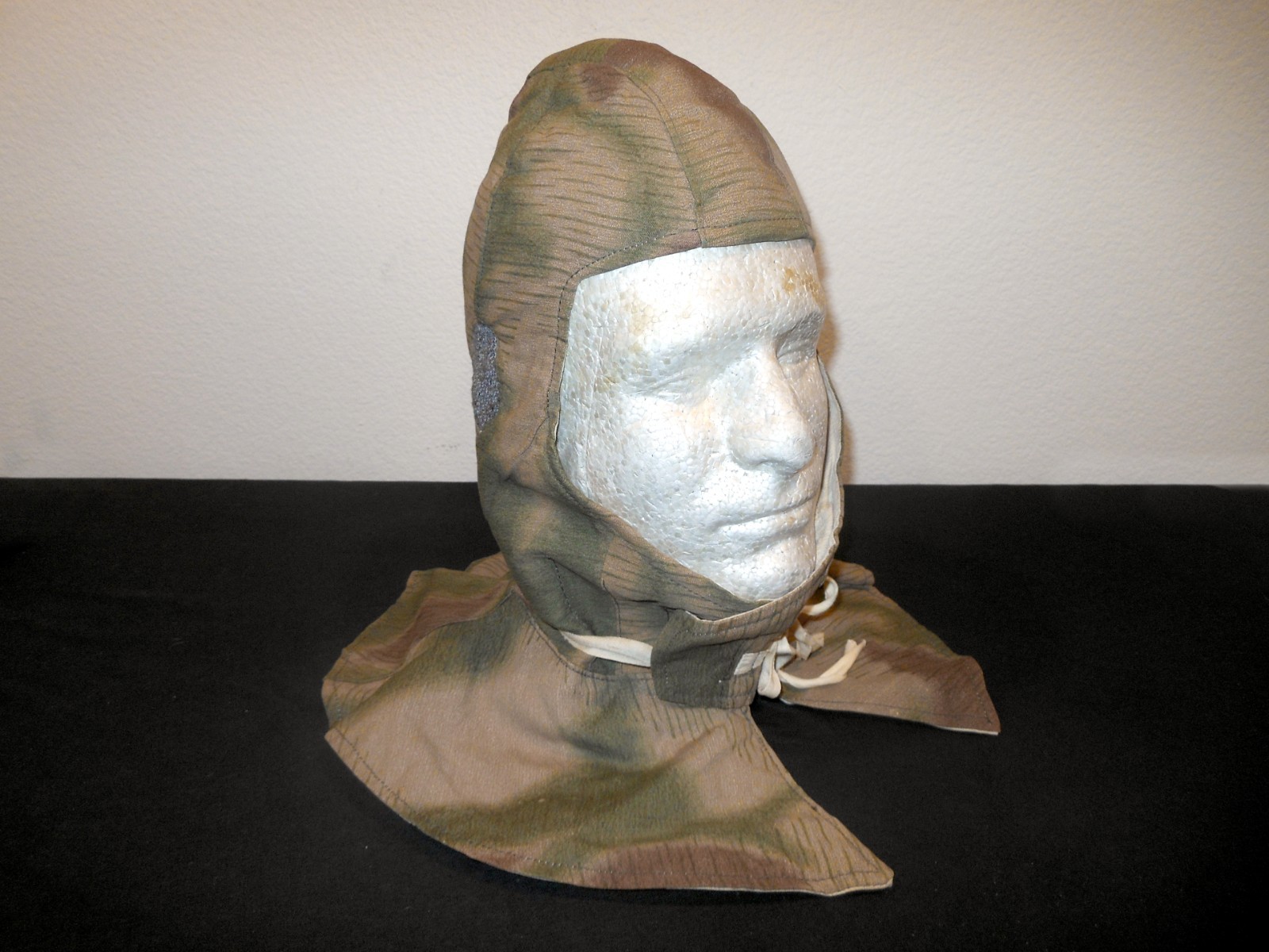 WW2 German Wehrmacht Kopfhaube - REVERSIBLE CAMOUFLAGE HOOD – SUMPFTARNMUSTER 43