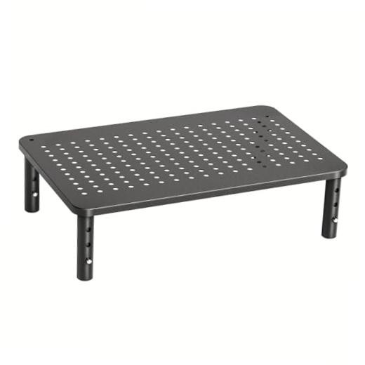 Monitor Stand, Monitor Stand Riser 3 Height Adjustable, Monitor Riser Black