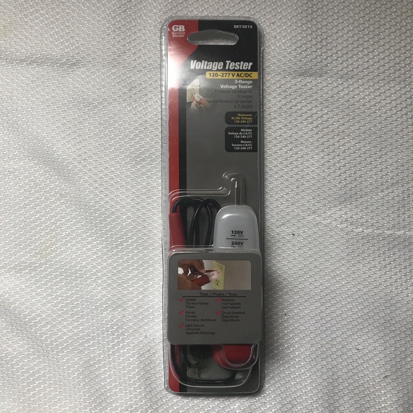 Gardner Bender GET-3213 3-Range Voltage Tester