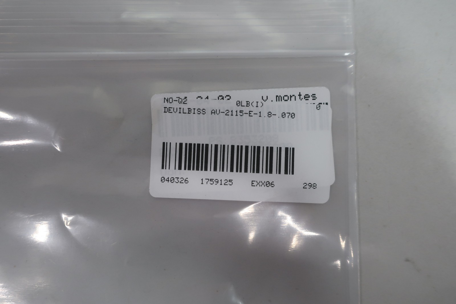 Devilbiss AV-2115-E-1.8-.070 Fluid Tip
