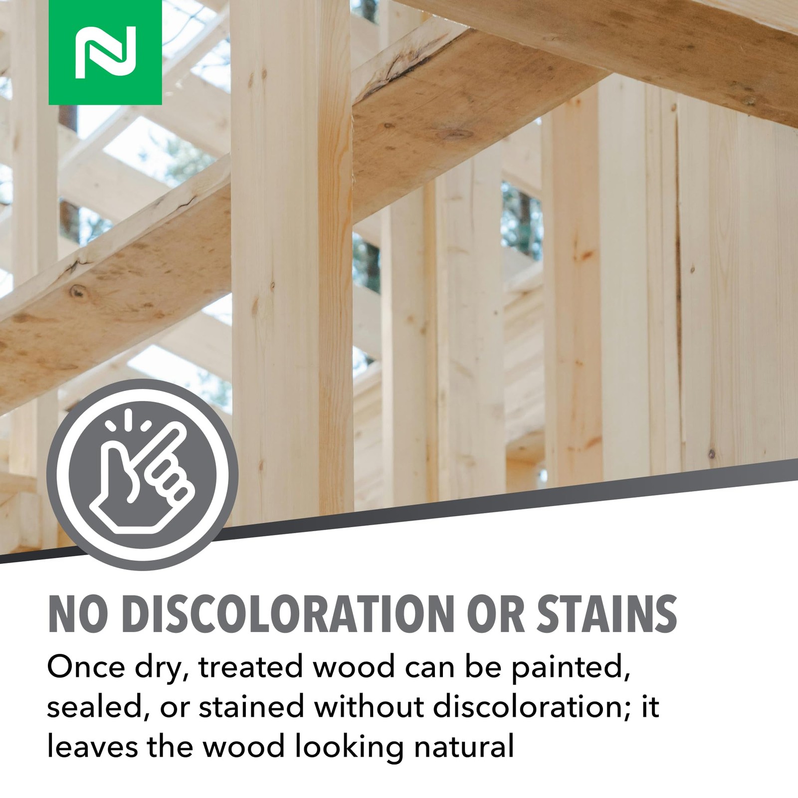 1 Gallon Household Wood Stain Clear Formula for Indoor and Outdoor Protection