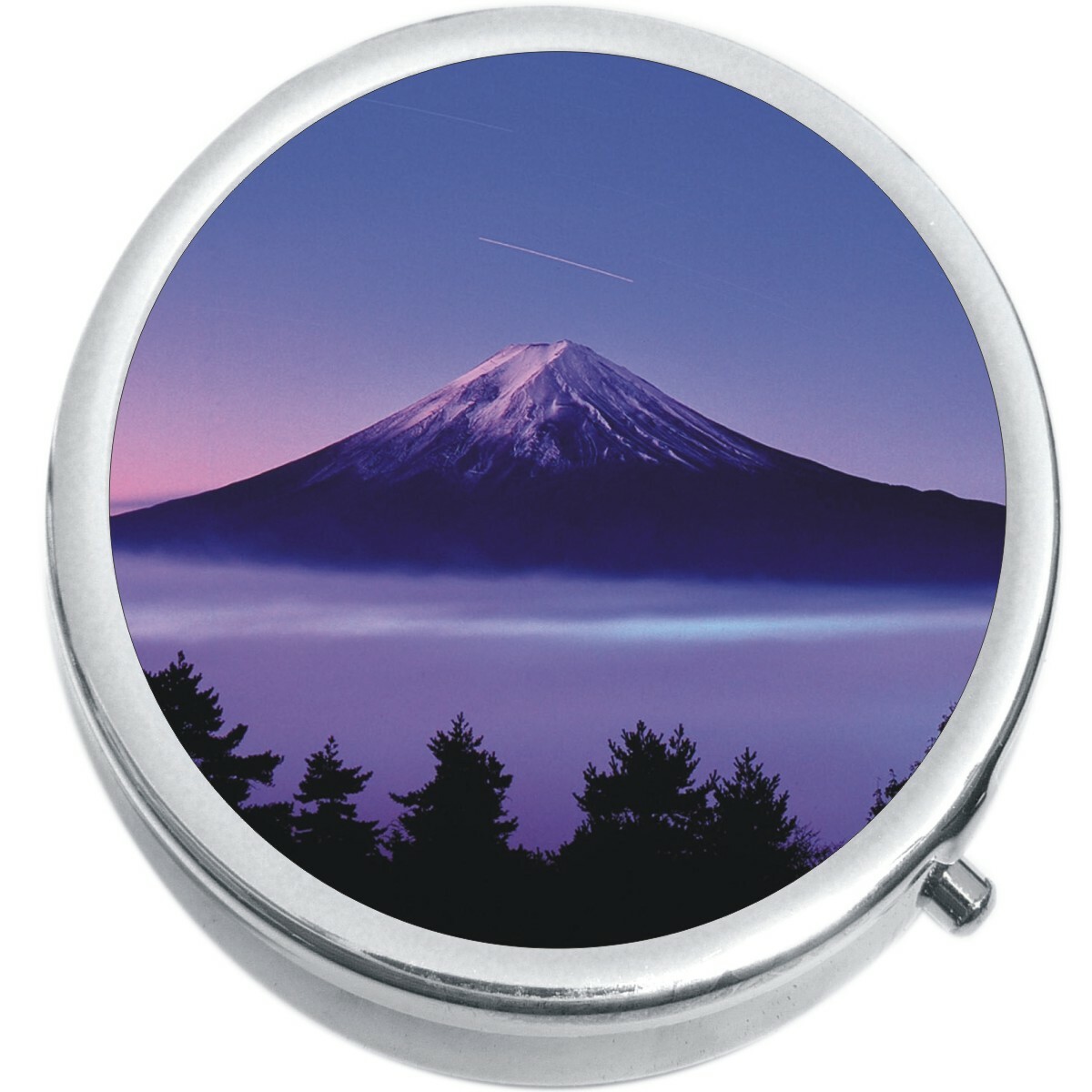 Snow Capped Mountain Medicine Vitamin Pill Box