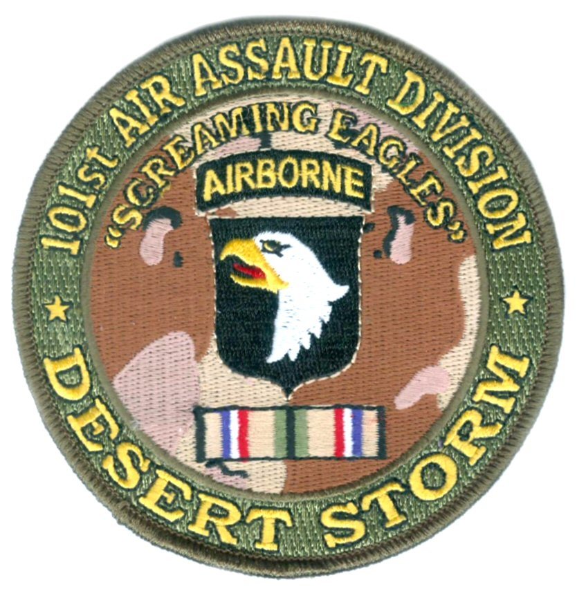 101st Air Assault Division Desert Storm Patch US Army Officially Licensed