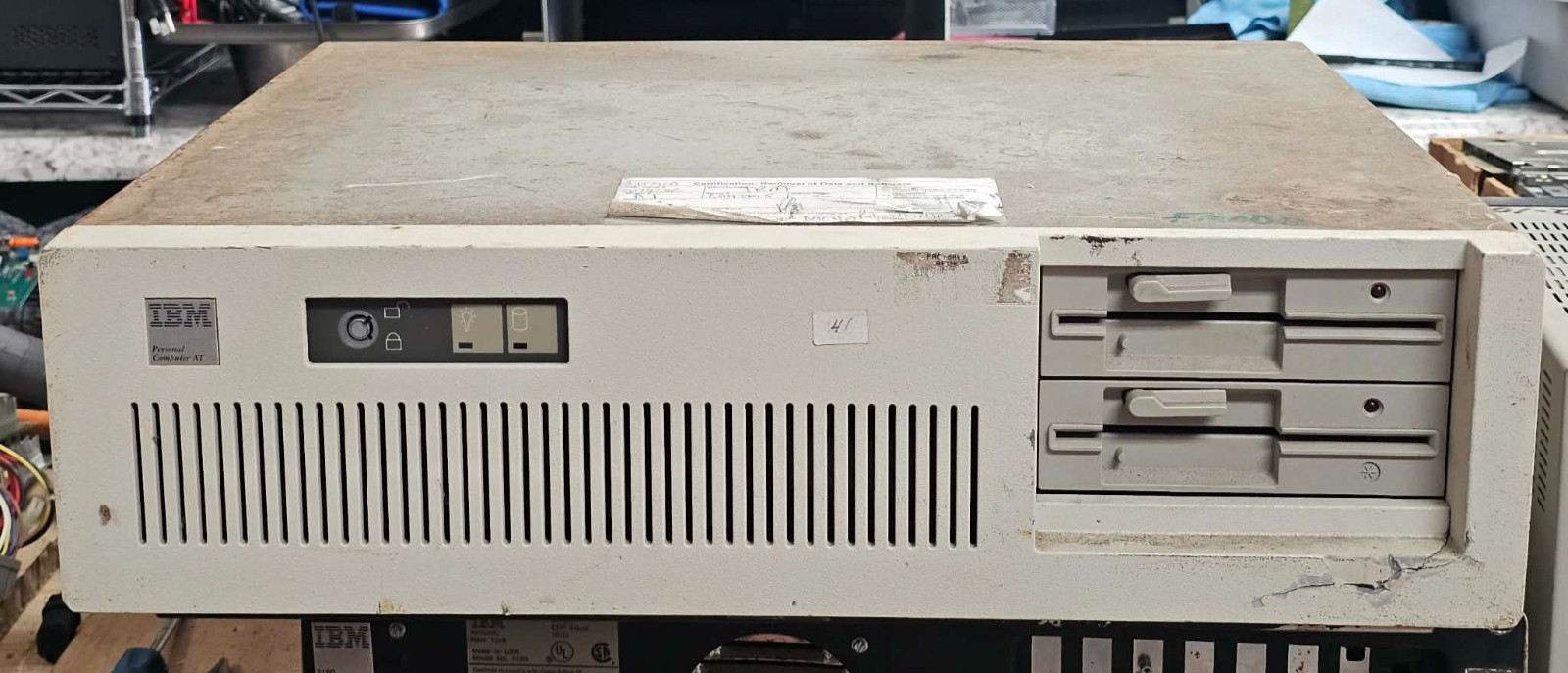 Retro Vintage IBM PC AT Model 5170 Desktop Computers Posts 6480148 Stacked Ram