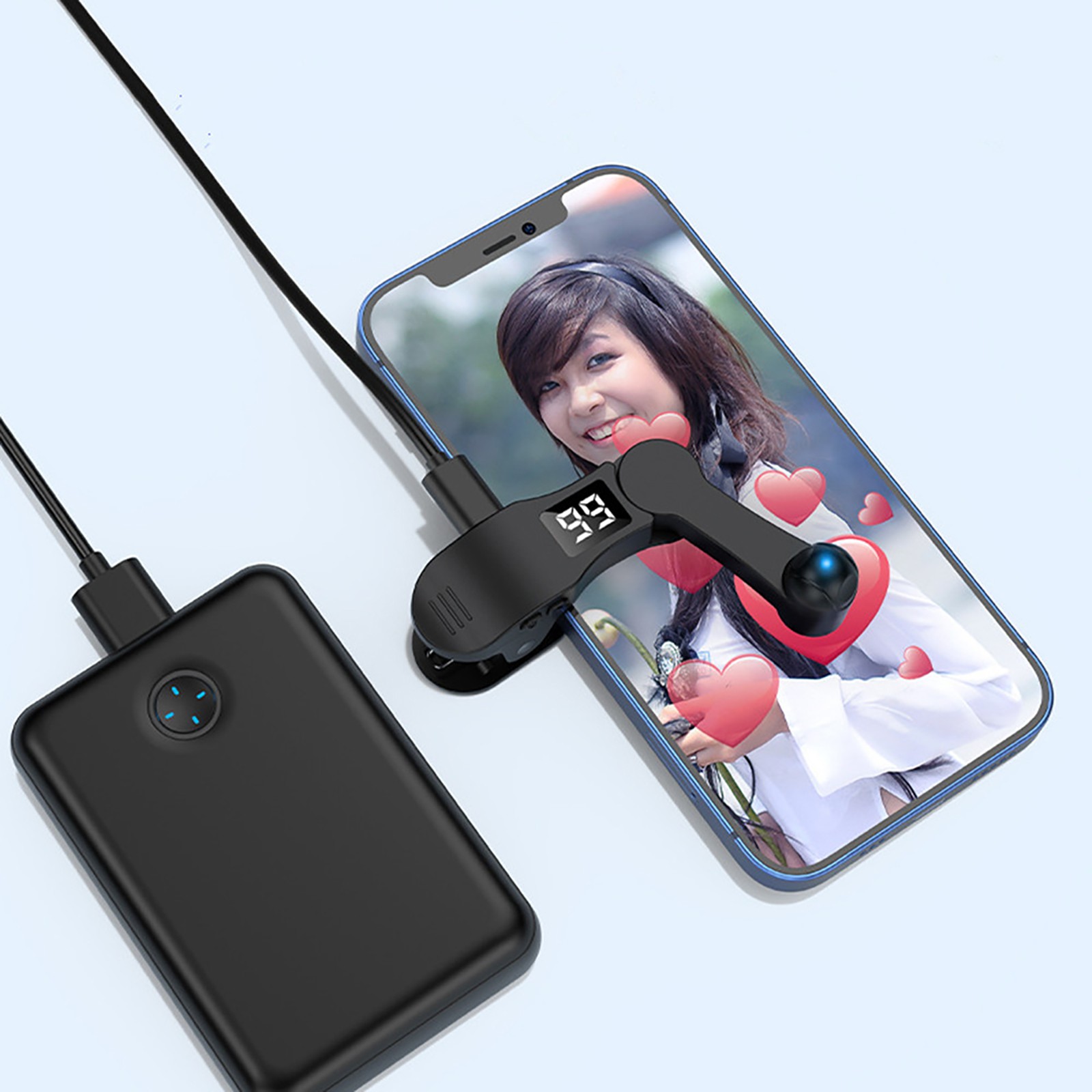 Smartphone Game Screen Touch Tapper Auto Clicker With LED Display]