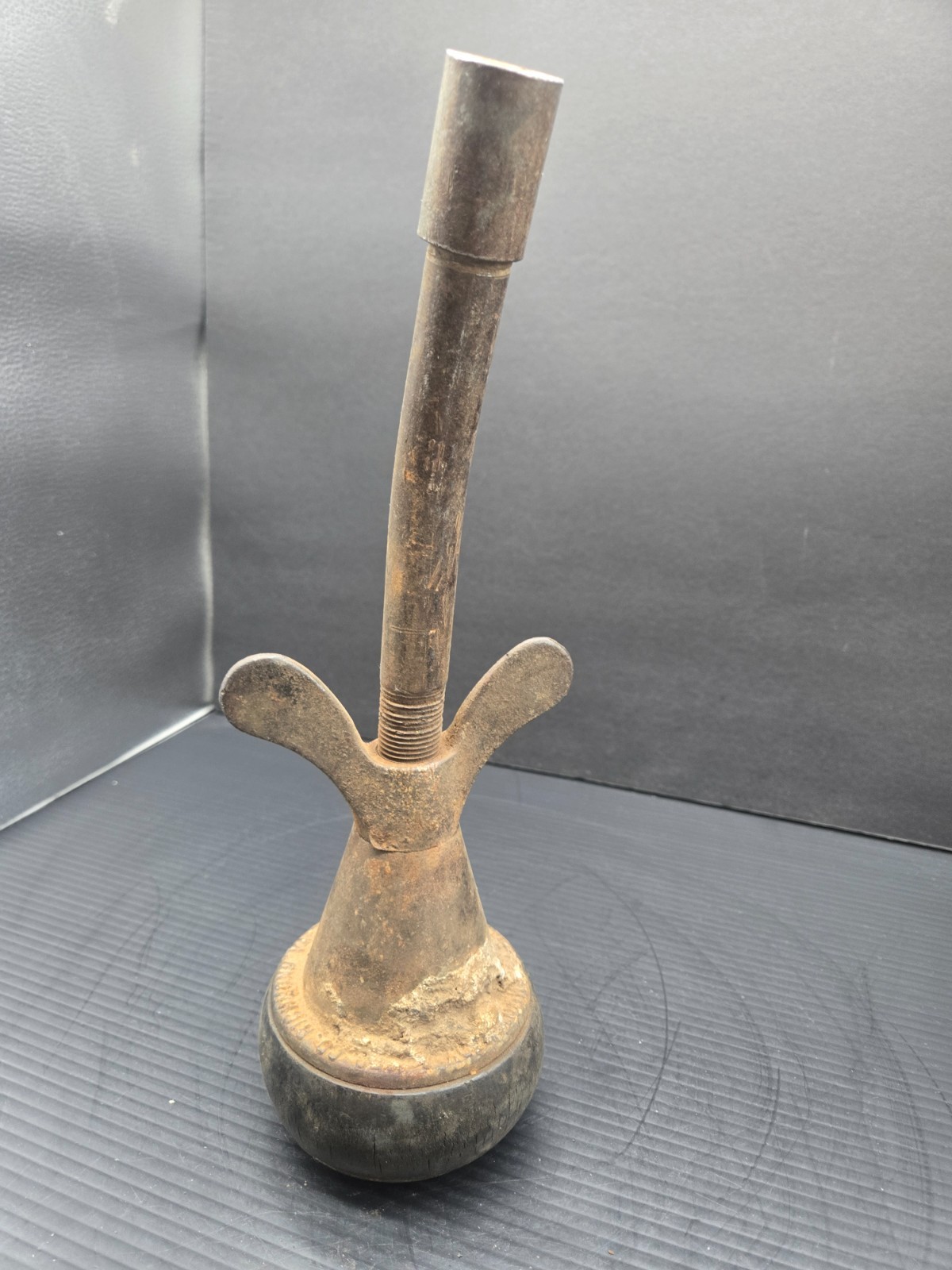 Antique Expansion Plug W Bypass, Lg. Spout w/Wingnut Bung.Display Piece**58-4.0