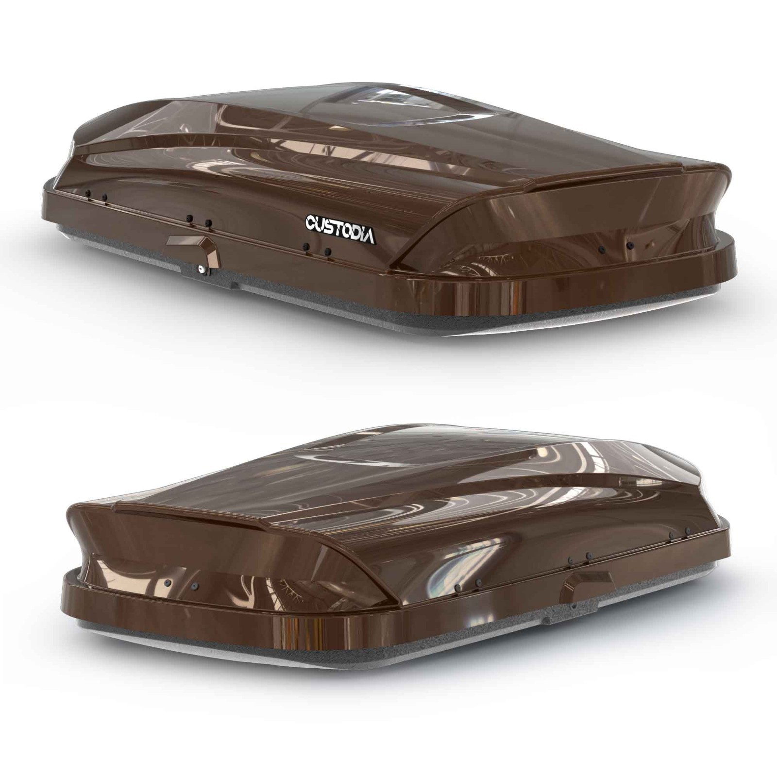 14ft³ Heavy Duty ABS Vehicle Roof Top Storage Box Cargo Luggage Carrier 2 Locks
