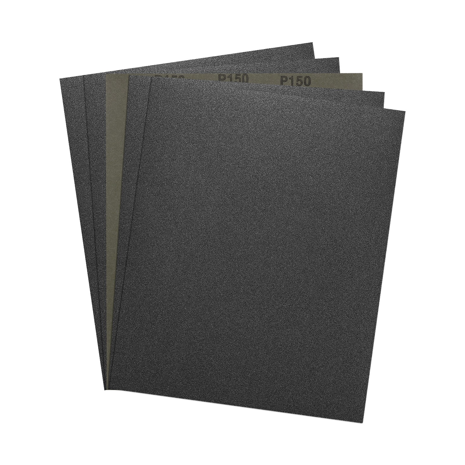 Sandpapers (9" x 11"/229mm x 279mm) 5 Sheet, 150 Grit Wet Dry Sand Paper