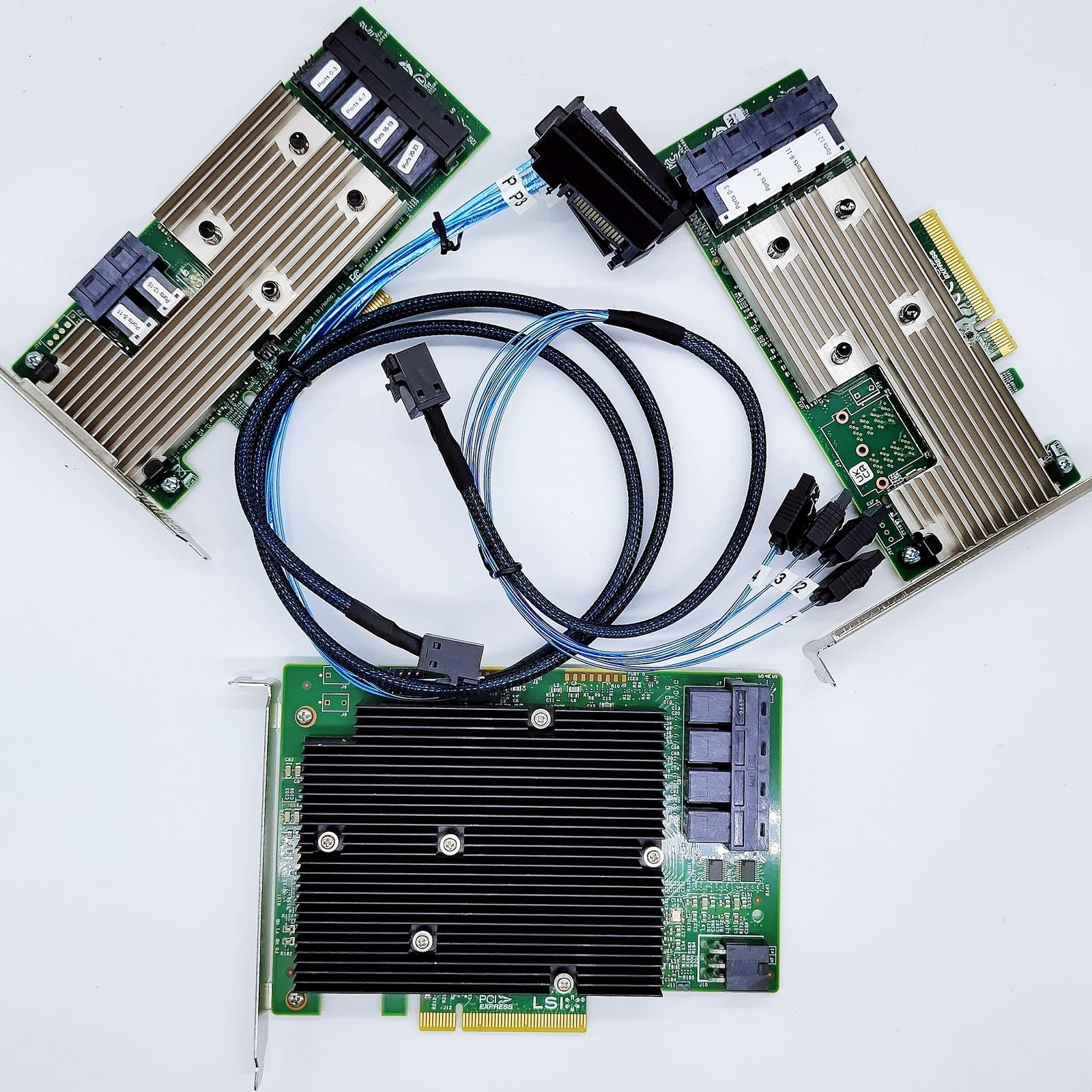 LSI 9300-16I 9305-16i 9305-24i HBA Card SAS TO SATA & TO SAS 12Gbps IT Mode LOT