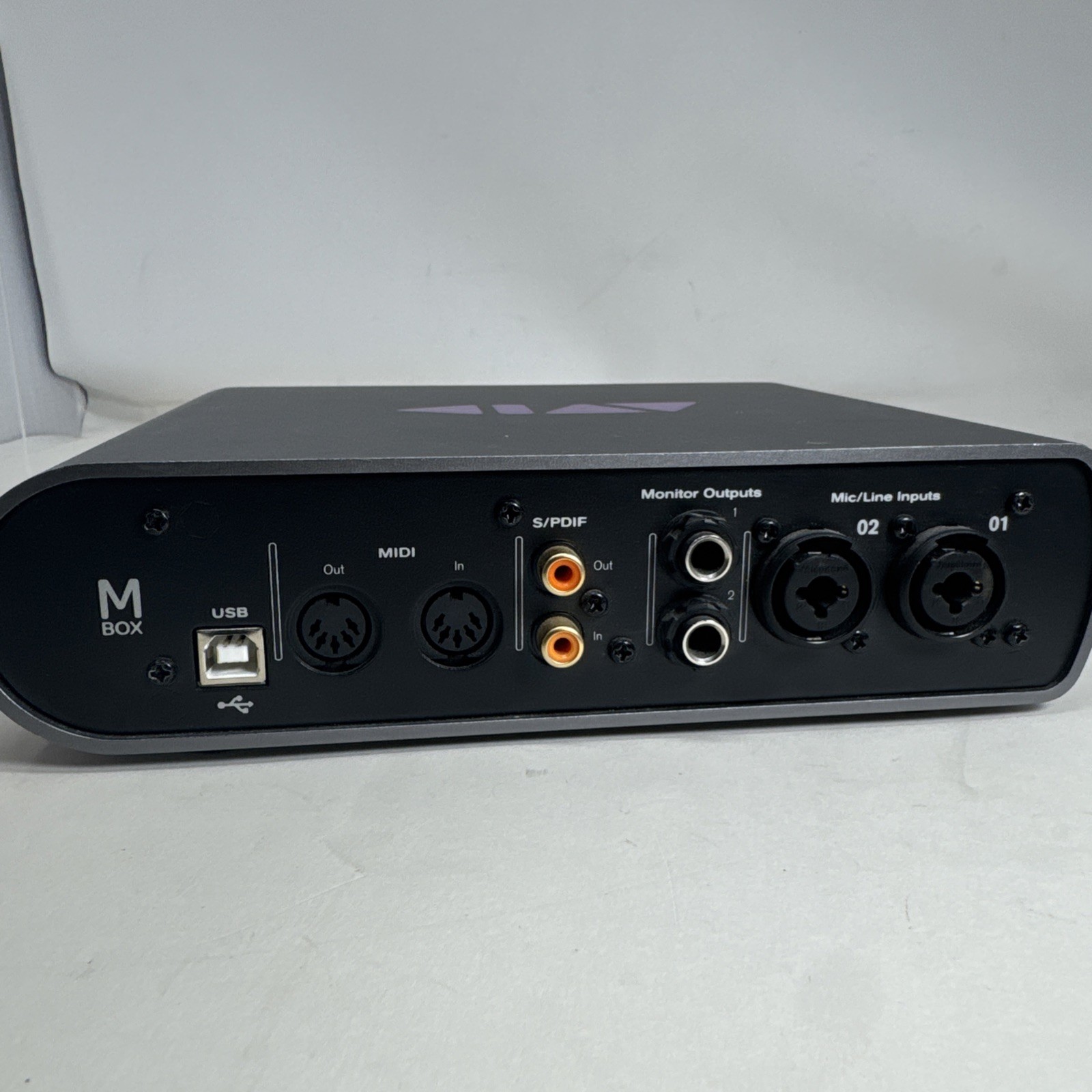 AVID Mbox Mini USB Audio Interface 9100-65006-00 USB Cable MIDI x4 Inputs SPDIF