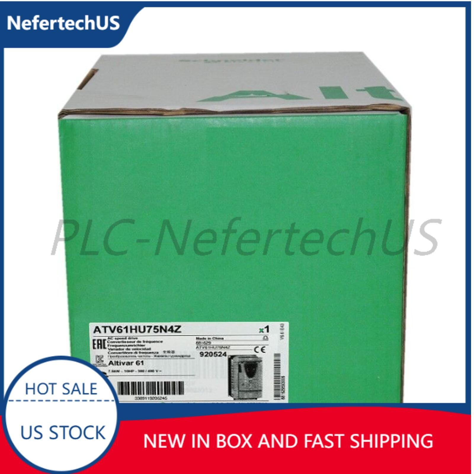 In Box SND ATV61HU75N4Z Inverter US Free TAX