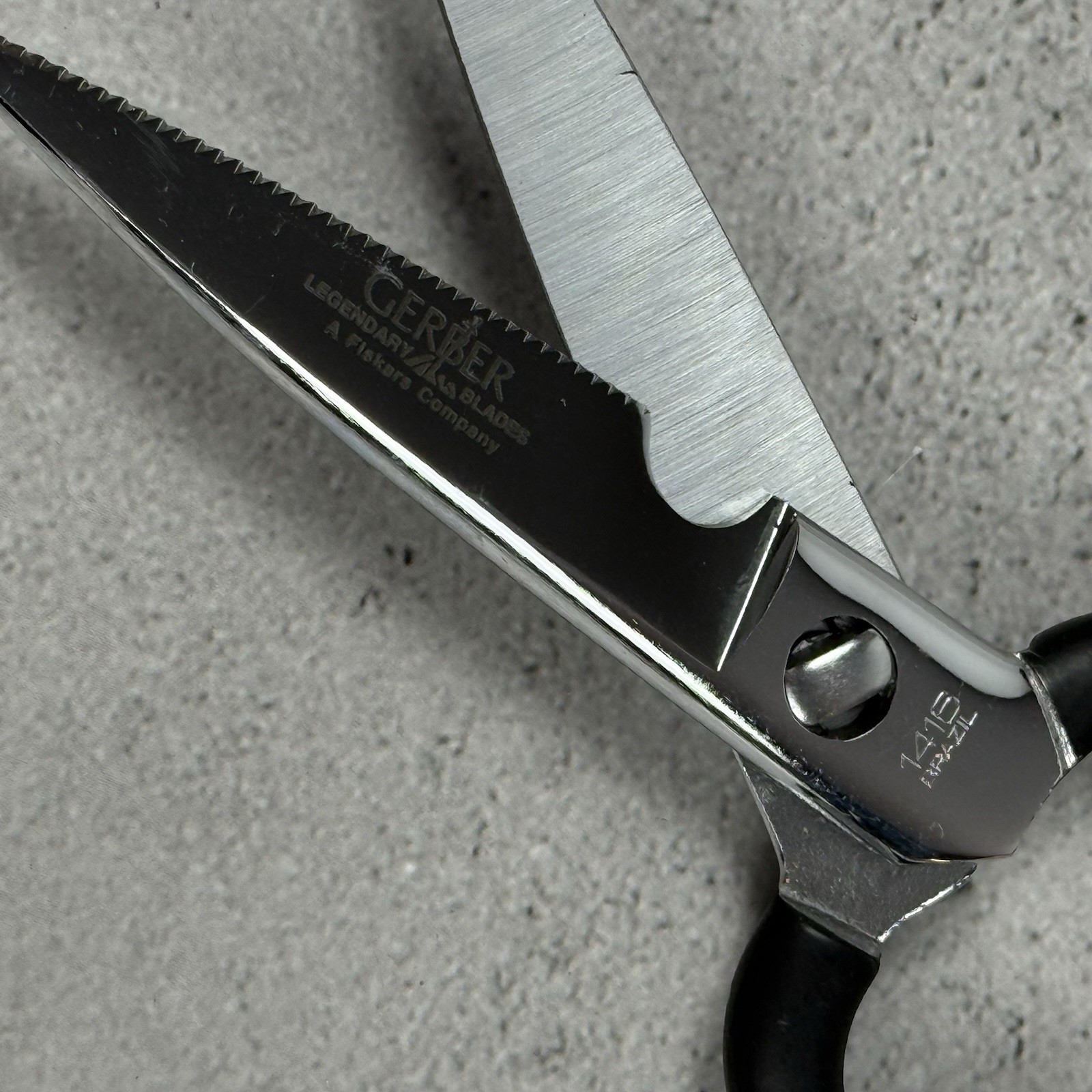 Vintage Gerber 1416 Multi-Purpose Kitchen Shears Pinking Scissors 8 in. Sharp