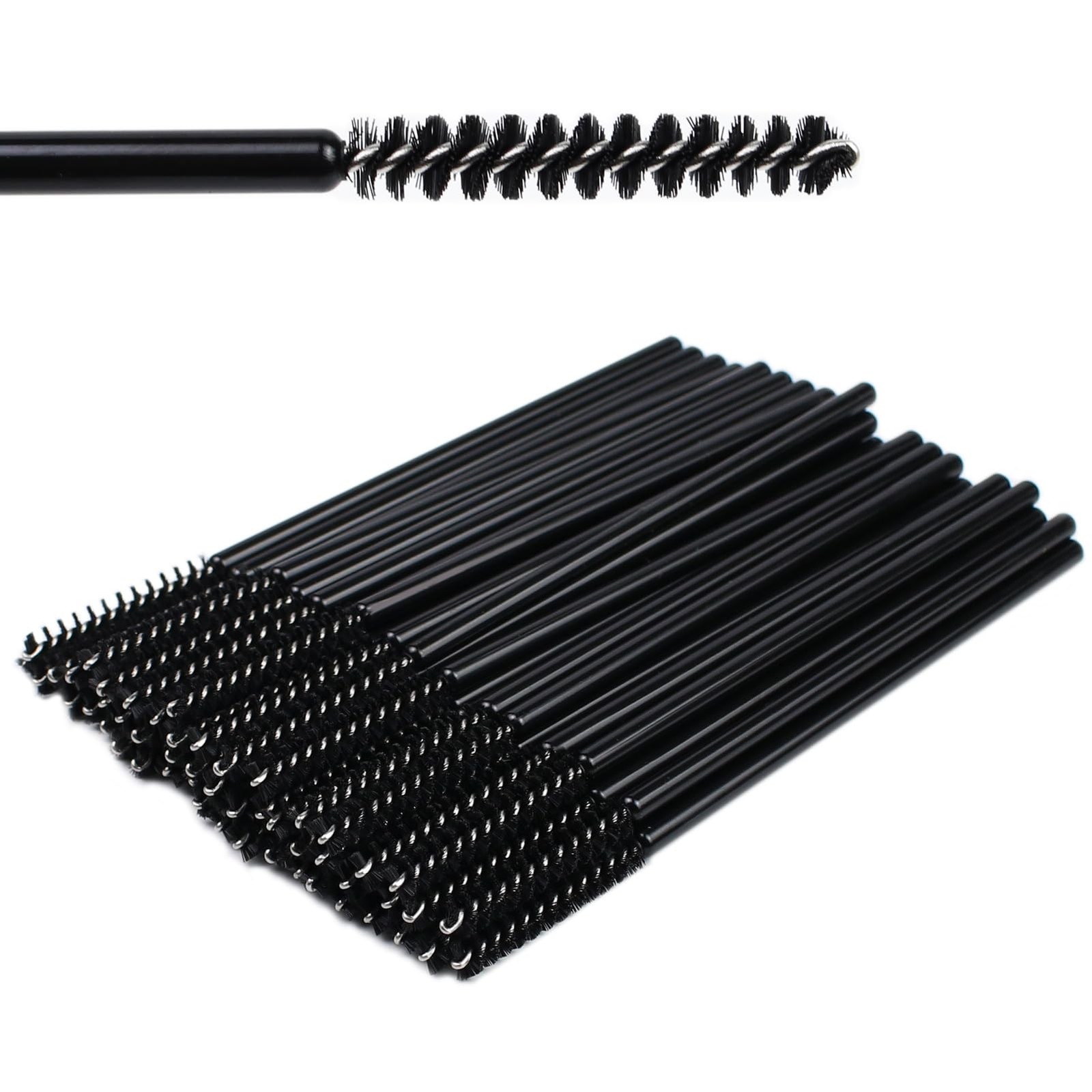 Mini Disposable Skinny Mascara Wands 50pcs Micro Eyelash Brush Small Makeup B...