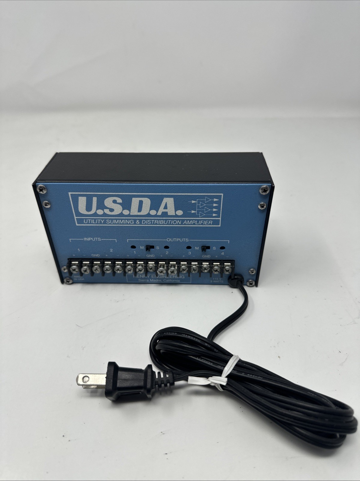HENRY ENGINEERING U.S.D.A 2X4 UTILITY SUMMING & DISTRIBUTION AMPLIFIER