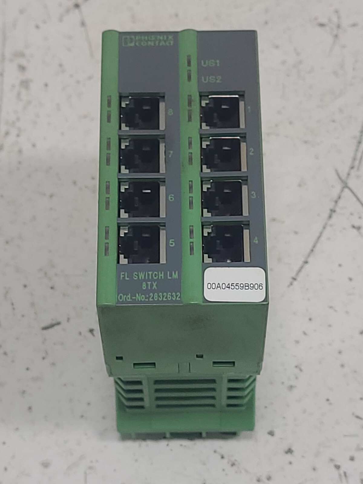Phoenix Contact FL SWITCH LM 8TX-B Industrial Ethernet Switch.