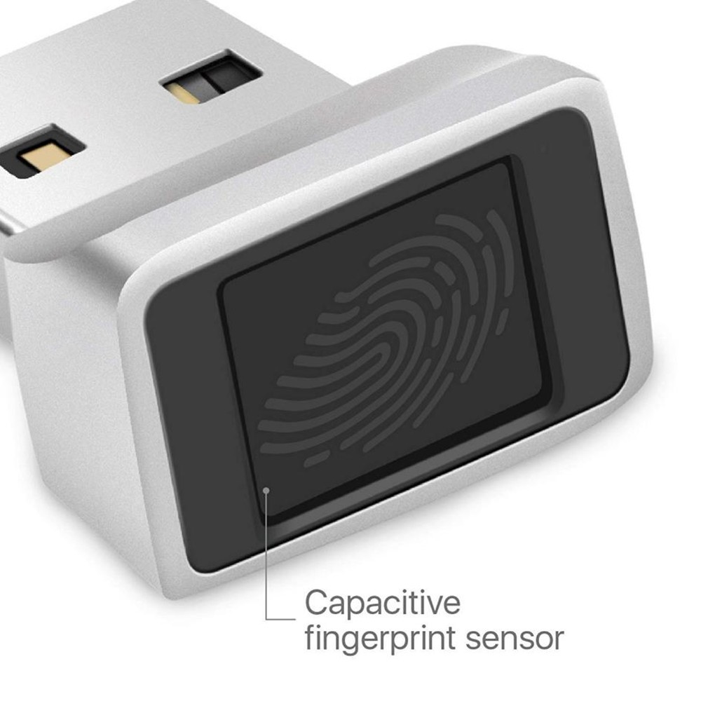 Portable USB Fingerprint Reader Module For Windows 7/8/8.1/10/11 Side Unlock e