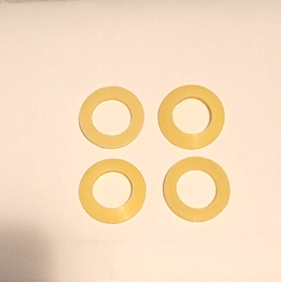 New Replacement Silicone Rubber Washer for Dispenser Spigot Faucet - 4 Pc Pack