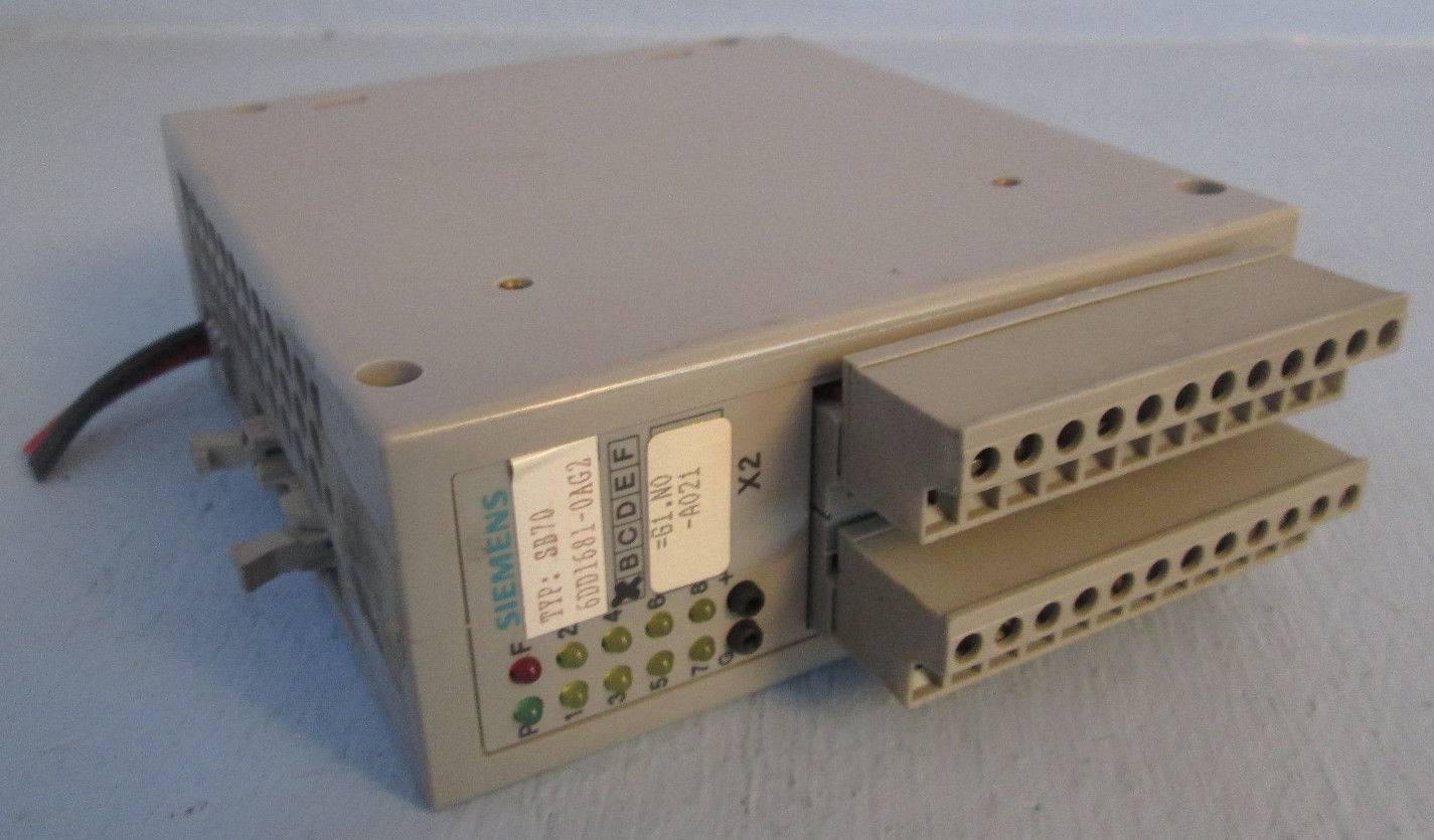 Siemens 6DD1681-0AG2 SB 70 SIMADYN D Output Module CUT PLC Simatic 6DDI68I-OAG2