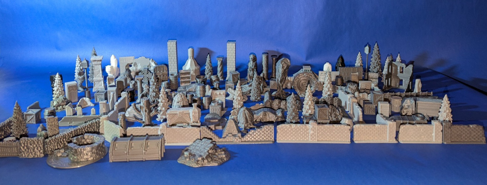 206 Pieces of scatter terrain bundle