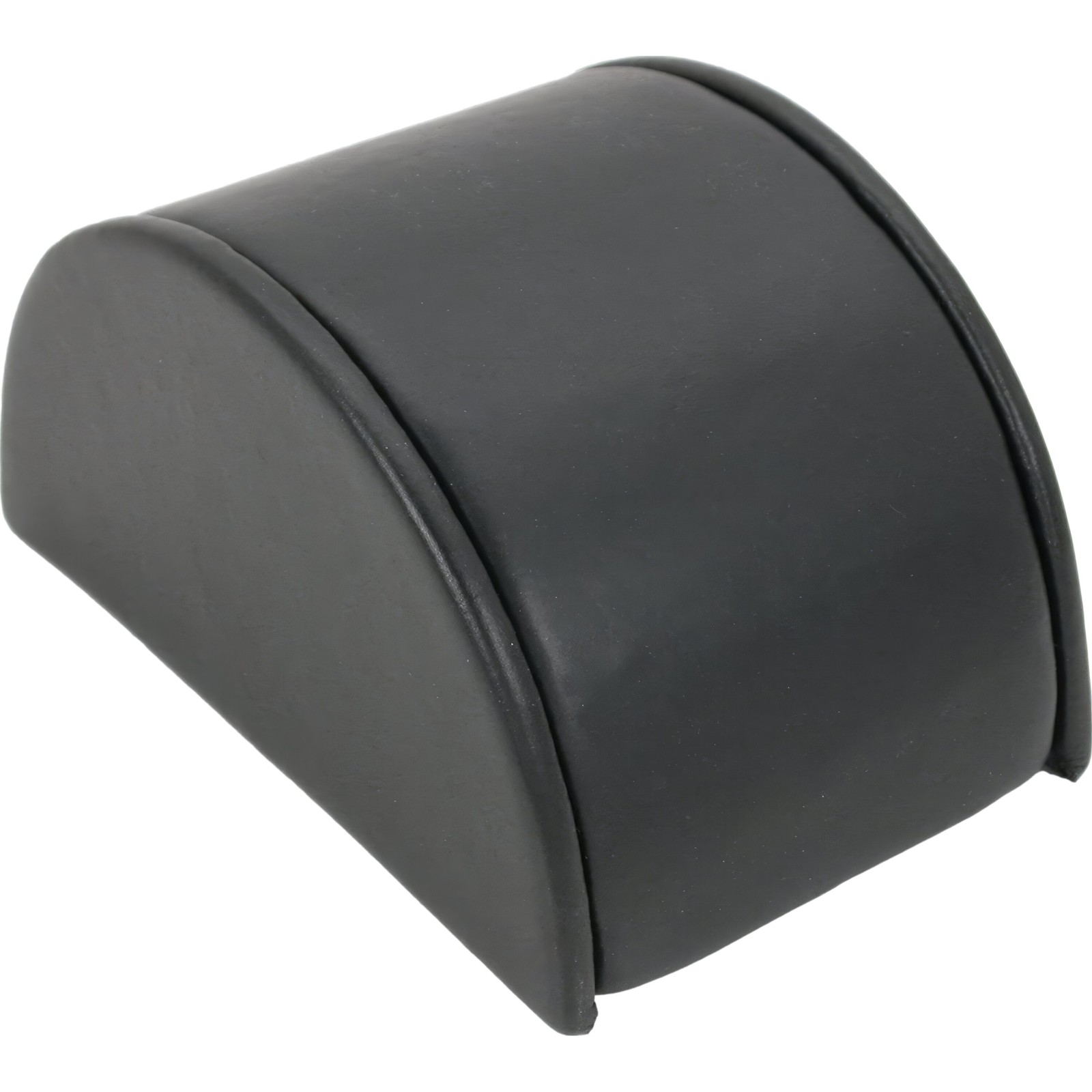 Black Faux Leather Bracelet Half Moon Display Ramp 5"