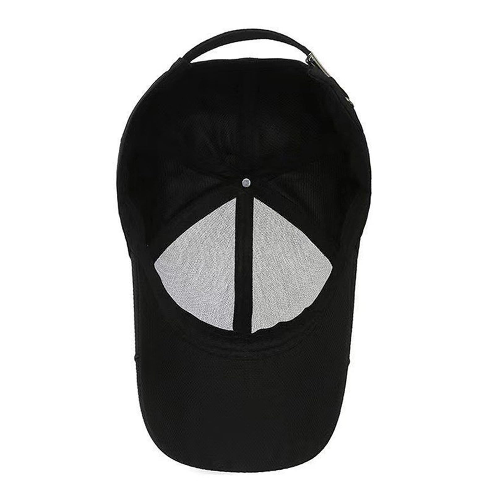 Retro Structured Baseball Cap Low Profile Plain Golf Hats Adjustable Cotton D...