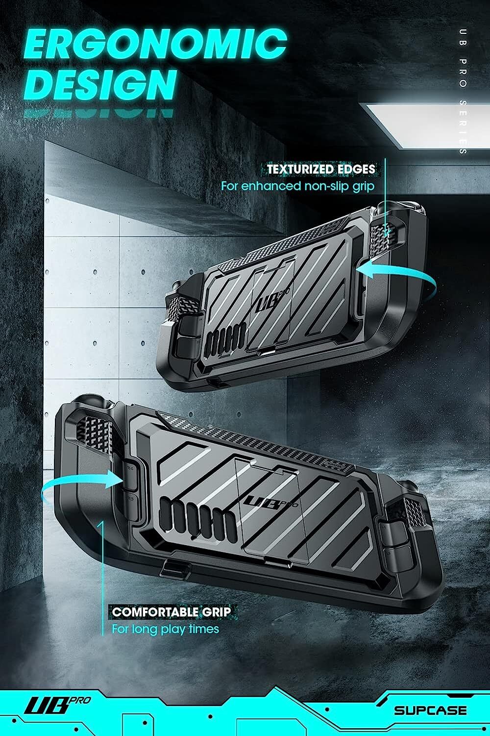 SUPCASE for Steam Deck OLED Drop Protection Case Kickstand Shockproof Cover