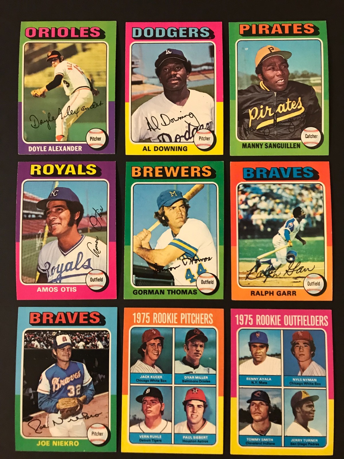 1975 Topps Baseball - #s 441 - 660 - You Pick - NM - Buy 4 Get 50% Off!!
